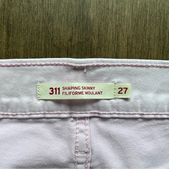 Levi’s pink shaping skinny jeans, size 27 - Picture 2 of 3